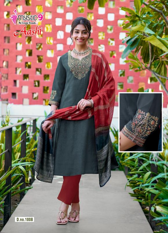 Mystic9 aashi vol 1 designer kurti wholesalers in jaipur